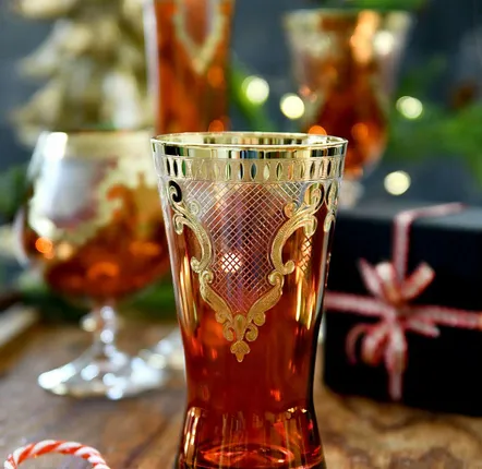 Verres à pied - Incroyable boisson longue durée Angel Red-ard - COMBI POLAND GLASS DECORATOR