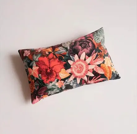 Cushions - Boucan velvet cushion 30x50cm - IBRIDE