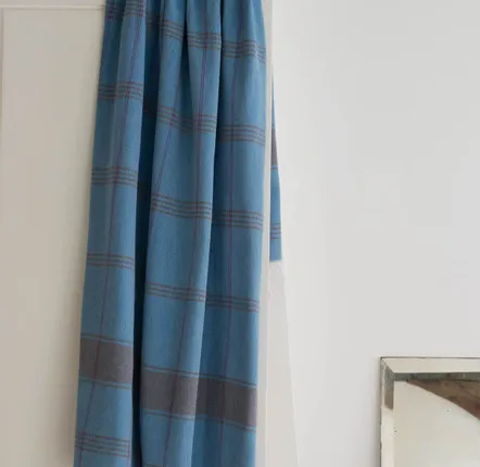 Serviettes de bain - fouta Organic bleu océan/bleu foncé - OTTOMANIA