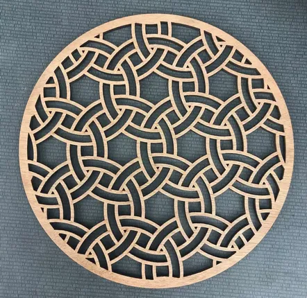 Objets de décoration - Dessous de plat en bois - Noeuds Celtiques - LA COUR DU JUCH