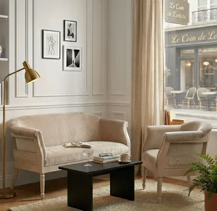 Canapés pour collectivités - Paris Low Essence canapé | Canapé - CREARTE COLLECTIONS