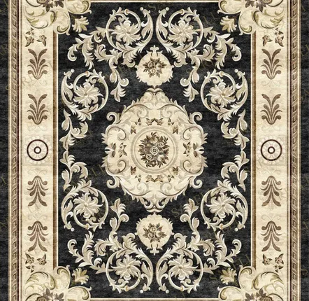 Tapis classiques - Savonnerie Collection- Aristocratic Design Medallion - SARELLI INTERIORS TEXTILES