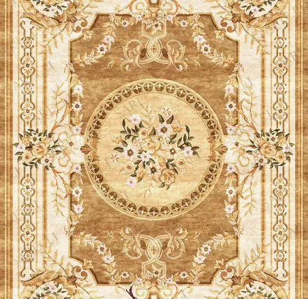 Tapis classiques - Savonnerie Collection- Ethereal Bloom Framework - SARELLI INTERIORS TEXTILES