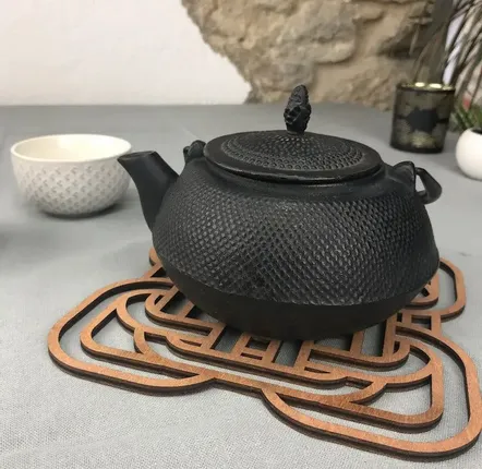 Objets de décoration - Dessous de plat en bois - Noeud de Dara - LA COUR DU JUCH