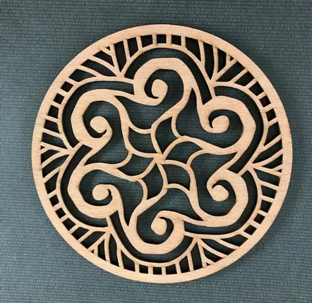 Objets de décoration - Dessous de bouteille en bois - Breton Spirit - LA COUR DU JUCH