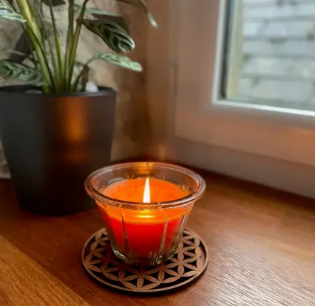Cosmétiques - Fleur de vie en bois - LA COUR DU JUCH
