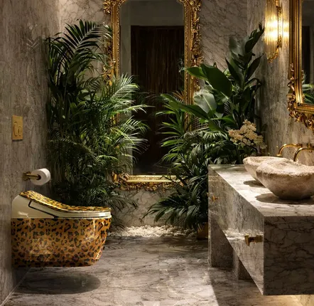 Services - MOOD AFRICA – Leopard - Toilets - ARTOLETTA® MAISON COLLECTION