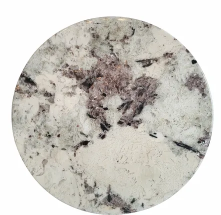 Tables basses - Plateau en quartzite naturelle Ø 400mm - SAGIT