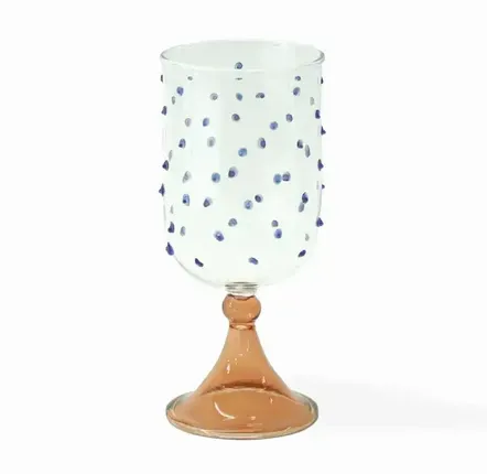 Glass - Handblown Borosilicate Glass Goblet - KILIIM