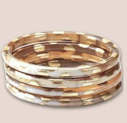 Jewelry - Bracelet Corne 6mm Léopard Or 01 - JOLIE JULIE