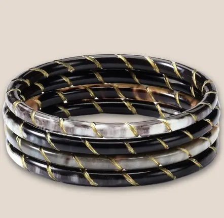 Bijoux - Bracelet Twist en corne 8mm - JOLIE JULIE