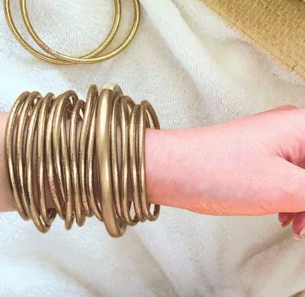 Jewelry - Jonc Bouddhiste Fin Bronze - JOLIE JULIE