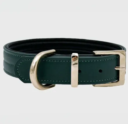 Cadeaux - Collier Churchill. - Collier pour chien - Vert sapin - BY CHURCHILL.®
