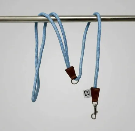 Cadeaux - Laisse ROSA. - Laisse pour chien - Bleu sky - 175 cm - BY CHURCHILL.®