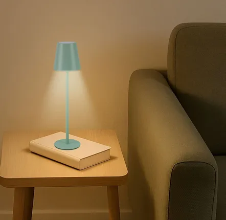 Table lamps - BEPER P207ILI203 Rechargeable Table Lamp, Wireless LED Light, Dimmable, USB Included – Portable for Desk, Bedside Table or Outdoor Use - BEPER SRL