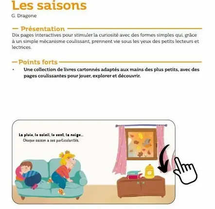 Children's arts and crafts - NEW! Slide & Discover - The Seasons - SASSI