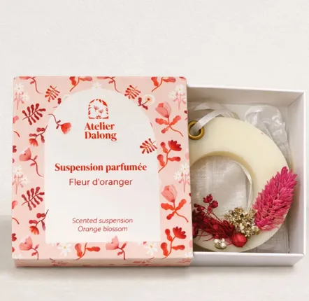 Home fragrances - Scented Wax Tablet orange bossom – Round - ATELIER DALONG