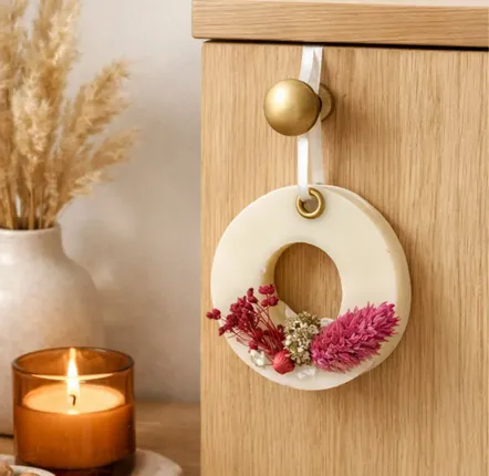 Home fragrances - Scented Wax Tablet orange bossom – Round - ATELIER DALONG