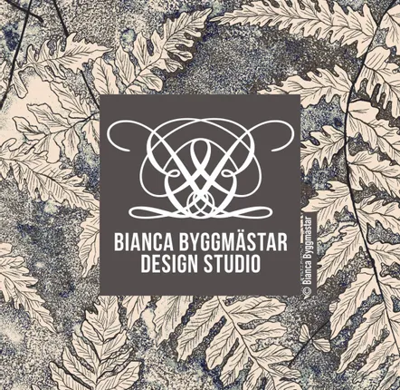 Textile and surface design - Etched Ferns Pattern - BIANCA BYGGMÄSTAR