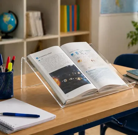 Customizable objects - Transparent plexiglass table lectern - DEBORACARLUCCI