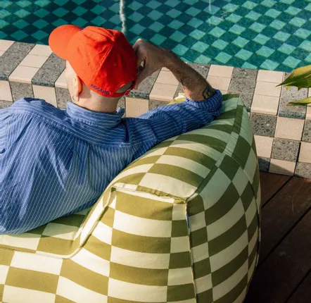 Fauteuils de jardin - Pouf long d'extérieur - taille adult - Matteo - NOBODINOZ