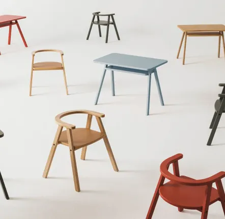 Children's tables and chairs - Kid's table Growing Green - NOBODINOZ