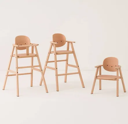 Children's tables and chairs - Evolving high chair 3 in 1 Growing Green - NOBODINOZ
