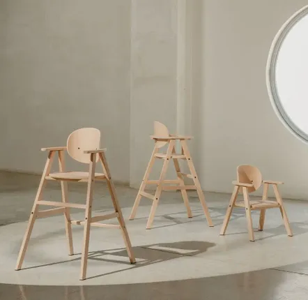 Children's tables and chairs - Evolving high chair 3 in 1 Growing Green - NOBODINOZ