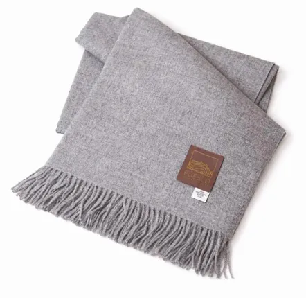 Throw blankets - 100% baby alpaca plaid, classic - PUEBLO