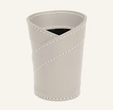 Range-tout - Porte-stylo rond en cuir - LIMAC DESIGN