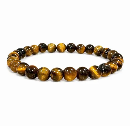 Parfums d'intérieur - Bracelet Œil De Tigre A Perles 6mm - ARABESK