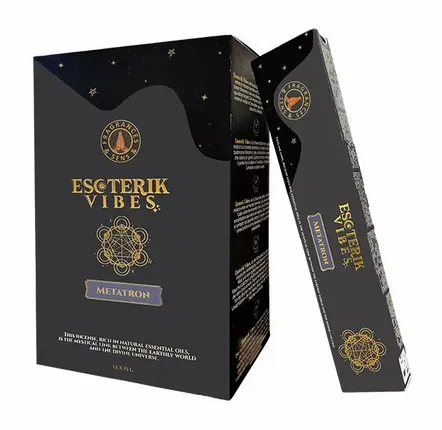 Home fragrances - Incense Fragrances & Senses Esoterik Vibes Metatron Masala - Box of 12 packs (15g) - ARABESK