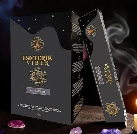 Home fragrances - Incense Fragrances & Senses Esoterik Vibes Metatron Masala - Box of 12 packs (15g) - ARABESK
