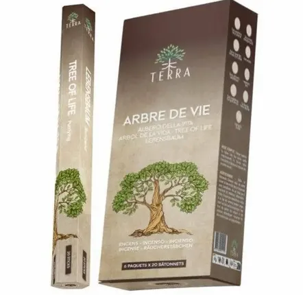 Home fragrances - Terra Charcoal Free Incense Hexa - Tree of Life 30g - ARABESK