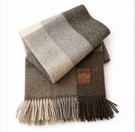Throw blankets - Alpaca throw - Neutral brown - PUEBLO