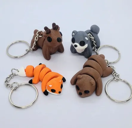 Gifts - Collectible mini figures with keychains - ZANIMIZ