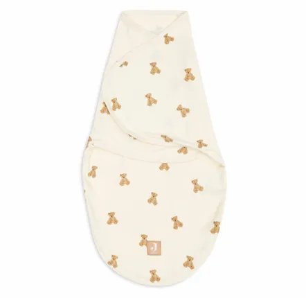 Linge de lit enfant - Couverture d'emmaillotage Mini Teddy Bear - JOLLEIN