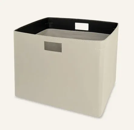 Paniers à linge - Panier à linge cuir avec poignées NOEGI - LIMAC DESIGN