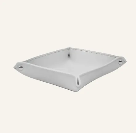 Autres fournitures bureau  - Vide poche carré en cuir - LIMAC DESIGN
