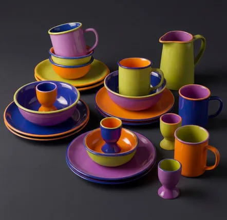 Assiettes au quotidien - Collection de vaisselle colorée COLOURI - TRANQUILLO