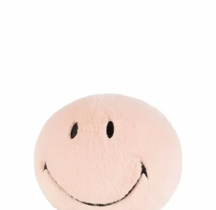 Peluches - Peluche SMILEY – 13cm Fuzzy - Rose - STEMPELS ET CO
