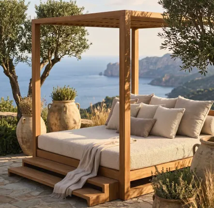 Deck chairs - Double bed - EMPREINTE DU TEMPS