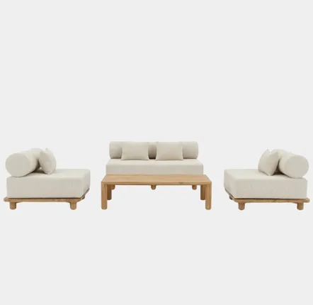 Lawn sofas   - Jalo 4-Seater Outdoor Lounge Set - DESIGN TRIP