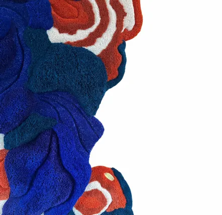 Tapisseries - Œuvre textile murale contemporaine — PIÈCE UNIQUE — MATERIA PRIMA II. - ATELIER SAGRADO