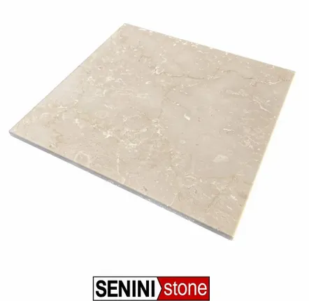 Verandas - Patinato Brushed Botticino Marble - Interior Floor Tile 30x30x1 cm - SENINI STONE  -NATURAL STONE MADE IN ITALY-