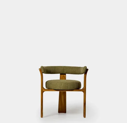 Chaises - Chaise Saya - verte en teck massif - DESIGN TRIP