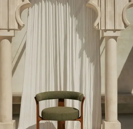Chaises - Chaise Saya - verte en teck massif - DESIGN TRIP