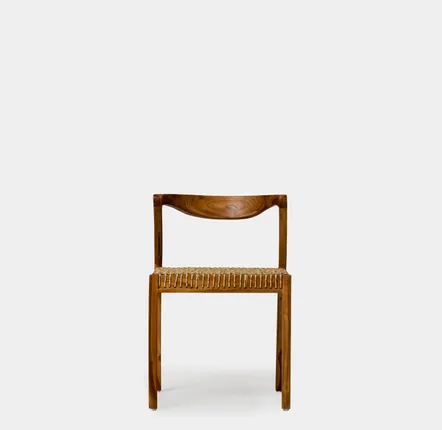 Chaises - Chaise Late en teck massif et corde - DESIGN TRIP