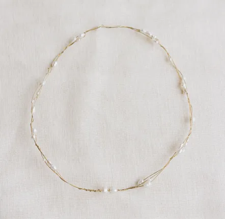 Hair accessories - Pearl Tiara - CÂPÂ JEWELRY