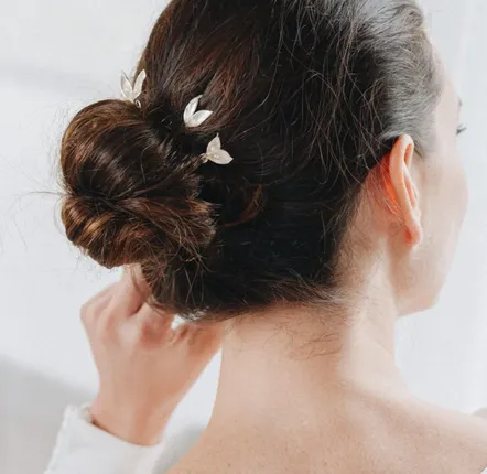Hair accessories - Leaf-Shaped Comb - CÂPÂ JEWELRY